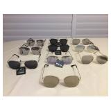 Amf089 Ten Brand New Pairs Of Aviator Sunglasses 