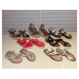 Amf090 Seven Pairs Of Brand Named Women’s Shoes New
