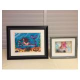 Amf095 Holly Kitaura Framed Mermaid Picture & Sukraida Frame Abstract Picture 