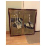 Amf120 Large Framed Oriental Cranes Picture