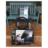 Amf122 Shower Chair, Massaging Seat Cushion, Towel Rack, Shower Caddy & Steering Wheel Cover