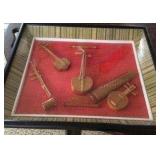 IML112 - Chinese Musical Instruments Display Wall Art
