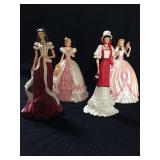 IML116 - Hamilton Collectibles Lot of Four Numbered Limited edition Figurines