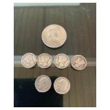 Ready Iml143 Collectible Half Dollar Coin, Mercury & Roosevelt Dimes