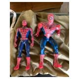 Iml154 Two Large Spider-man Action Figures