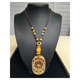 IML708 - Myrna Lee Chang 26" Beaded Necklace w/Pendant