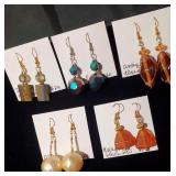 IML716- Christmas Gifts! Five Pairs of Myrna Lee Chang Earrings