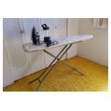 WWS055 - Hamilton Beach Iron, Ironing Board & Lantern