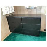 Psm008 Black Wooden Dresser Drawer