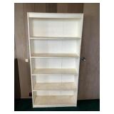 Psm009 White Wooden Bookshelf