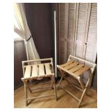 PSM035 - Coat Hanger & Foldable Luggage Racks