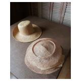 PSM039 - Pair of Woven Hats - One Handmade by Emi Azeka Preston