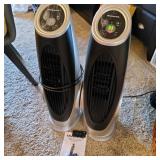 AAE027 - Pair of Ovente Cool-Breeze Tower Fans w/Remote