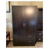 Aae052 Black Pressed Wood Cabinet