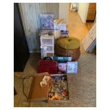 Aae068 Plastic Storage, Batteries, Woven Storage Ottoman & More!