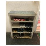 Aae094 Shoe Cabinet & Various Shoes