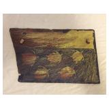 Afm011 Epiphany Church Kaimuki Hawaii Roofing Shingle Turtle Etching Wall Hanging