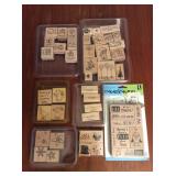 Afm022 Seven Sets Of Rubber Stamps