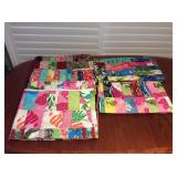 Afm033 Five Vintage Hawaiian Quilt Blankets 
