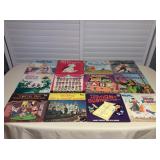 Afm046 Twelve Vintage Disneyland Vinyl Records 