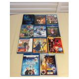 Afm072 Disney, Dream Works & Other Family Friendly Blu-ray Discs /dvds