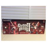 Afm075 Play Station 2 Guitar Hero 2 Game & Guitar Controller