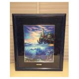 Afm113 Framed ” Eternal Light ” Seascape Picture By David Miller