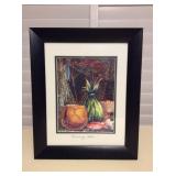 Afm118 Framed “ Evening Catch “ Picture By Peggy Chun