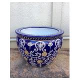 Afm124 Large Ceramic Fish Bowl Planter