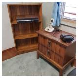 KVE036 - Solid Wood End Table, Book Shelf & More