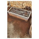 KVE087 - Another Large 36" x 14.5" Rectangle Cement Planter