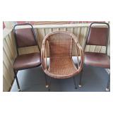 KVE092 - Trio of Patio Chairs 