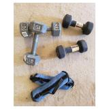 KVE097 - Two Pairs of Dumbbells & Ankle Weights