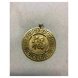 Kve119 Oriental Gold Pendant