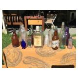 WLE012 - Vintage Glass Bottles Including Unique Hawaii Bottles - Lot #1 of 3