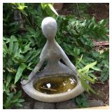 WLE061 - Cement Meditation Sculpture For Your Garden