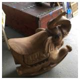 WLE065 - Solid Teak Wood Elephant Rocker
