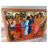 WLE137-Original 38.5" x 30" Acrylic on Canvas Painting By Rene DupRe - Signed by Artist