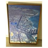 WLE144 - Famous 1967 Waikiki From Above Framed Photo