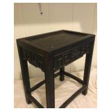 WLE181 - Wood Oriental Side Table
