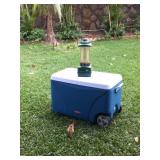 WLE293 - Rubbermaid Cooler w/Wheels And More