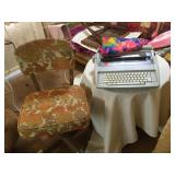 AWP039 - Vintage Brother Electric Typewriter & Groovy Office Chair