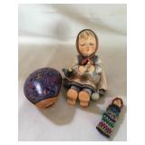AWP049 - Vintage Original Goebel Hummel Porcelain Figurine "Happy Pastime" & More