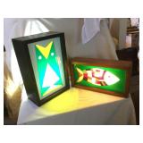 AWP056 - Pair of Unique Art Deco Light Boxes