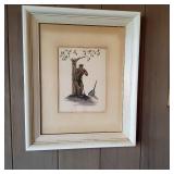 AWP068 - Framed Original? Watercolor by Marian Butterfield