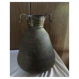 Awp086 Large and Heavy Vintage Handwrought Copper? Vessel