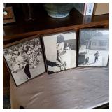AWP089 - Trio of Framed Photos - Japan & India