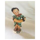 AWP096 - Vintage Figurine By Friedel Bavaria W. Germany "Boy Playing Accordion"