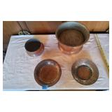 AWP110 - Vintage Tin ? Cookware, Bowls & Plate