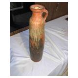 AWP115- Unique Vintage Ceramic Vase w/Drip Glaze